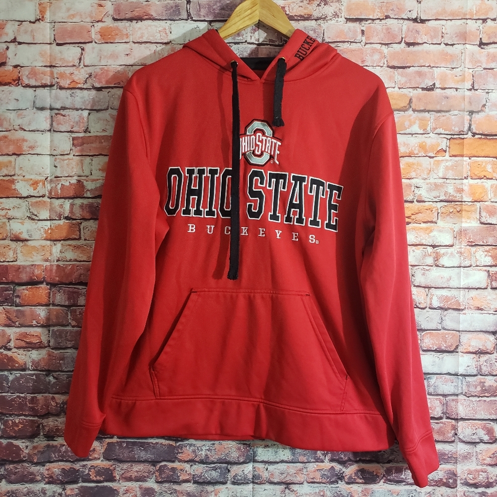 Scarlet and Gray Boys Ohio State Buckeyes Hooded R